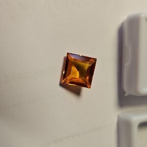 Orange Lab Sapphire 11mm Square